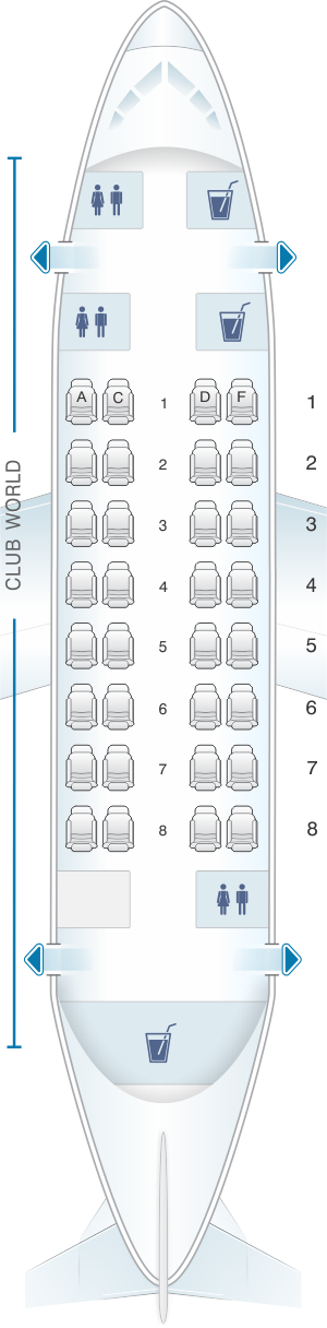 Plan De Cabine British Airways Airbus A Club World London City