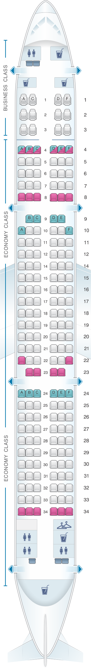 A330 200 схема салона turkish airlines