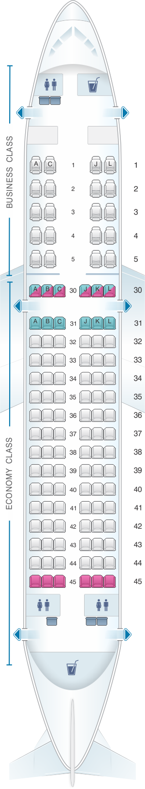 Airbus а320 air arabia схема салона