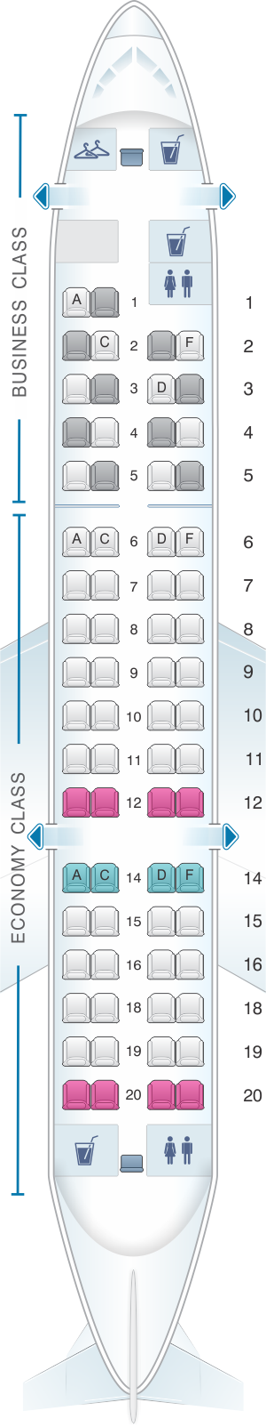 Plan De Cabine Lufthansa Bombardier Canadair CRJ 700 SeatMaestro Fr   402 Lufthansa Bombardier CRJ 700 