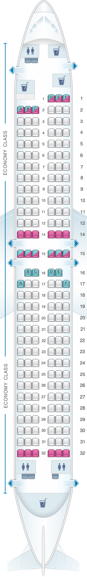 sas cabin size