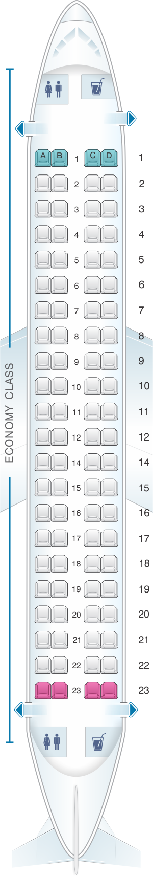 Plans De Cabine Caracteristiques Et Equipements A Bord Des Embraer E Images