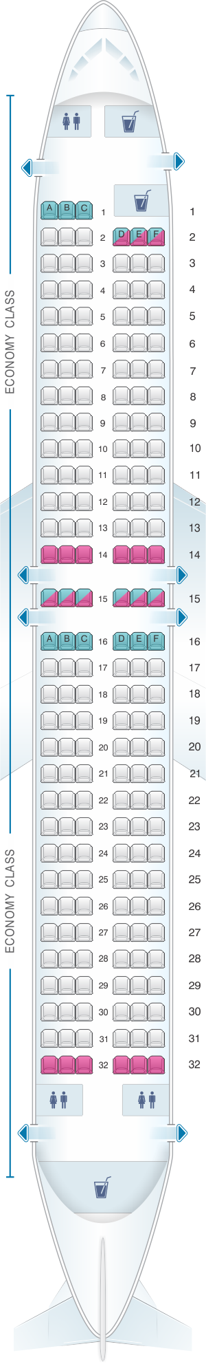 Plan De Cabine Tui Boeing B737 800 Seatmaestro Fr