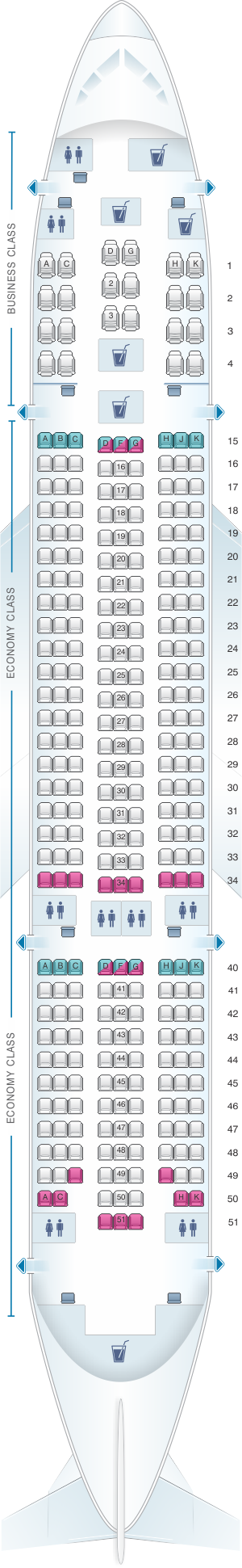 Plan De Cabine Air Europa Boeing B787 8 Seatmaestro Fr