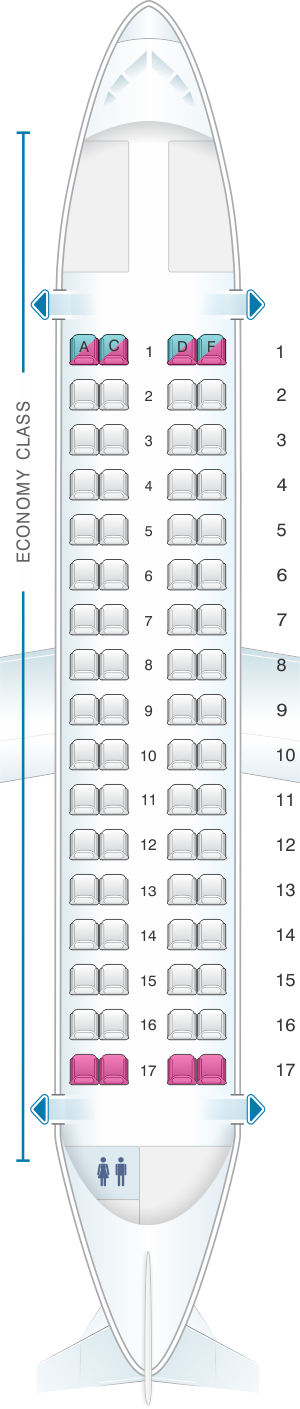 Plan De Cabine Air Europa Atr 72 V2 Seatmaestro Fr