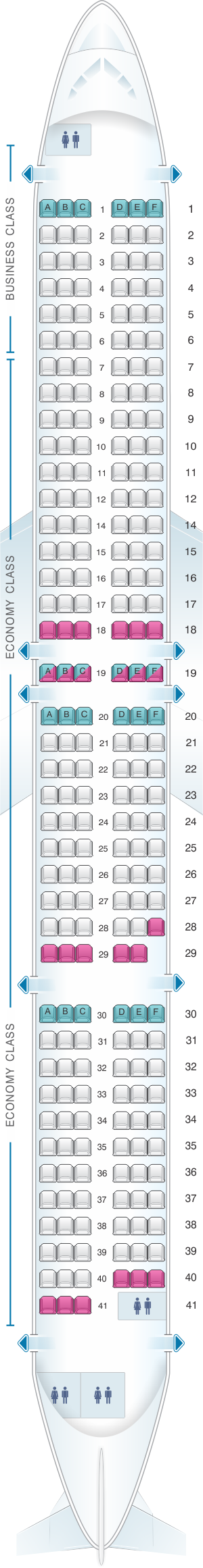 Plan De Cabine Cebu Pacific Air Airbus A Neo Seatmaestro Fr Hot